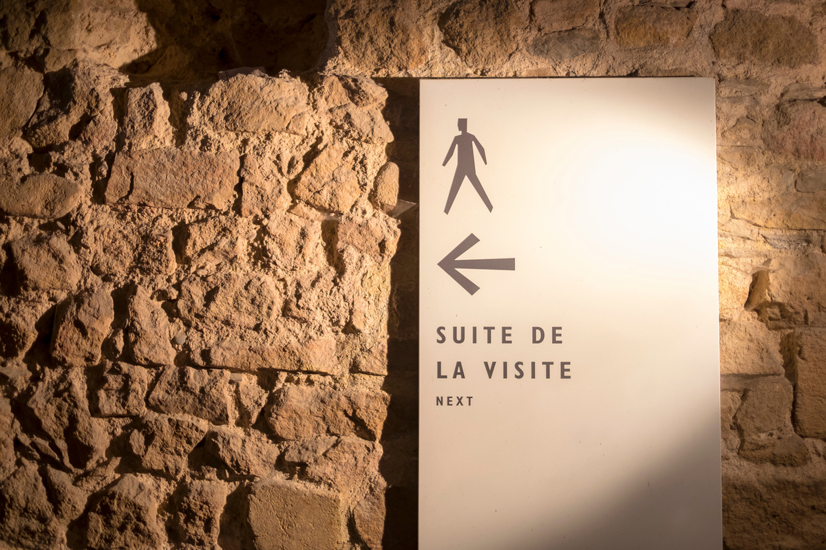 Panneau « Suite de la visite »